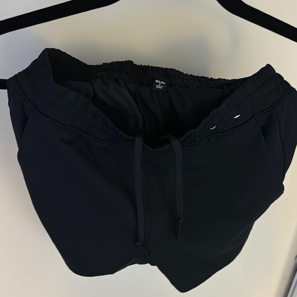 Black Drawstring Shorts